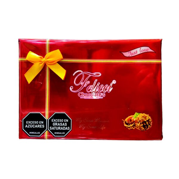 CHOCOLATE FELICCI REGALO VINOTINTO X8 UND