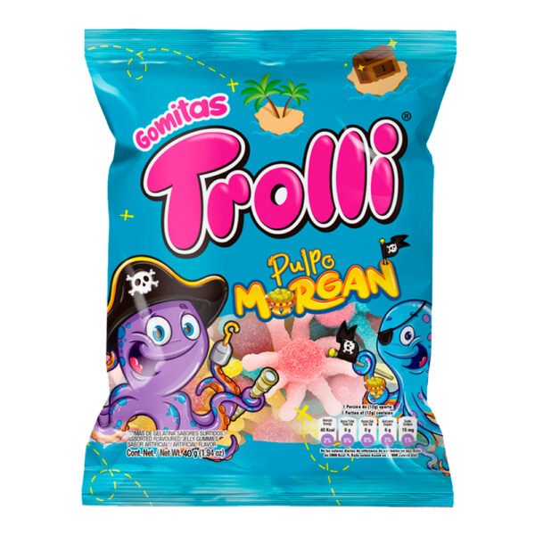 GOMITAS TROLLI PULPO MORGAN X40G