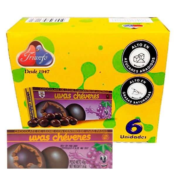 UVAS CHEVERES DISPLAY X6CJ 40G