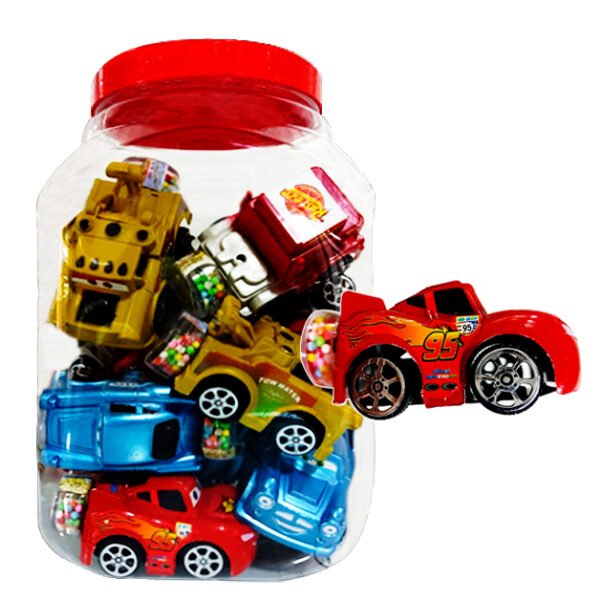 CANDY JAR TOY CARS X18 UND