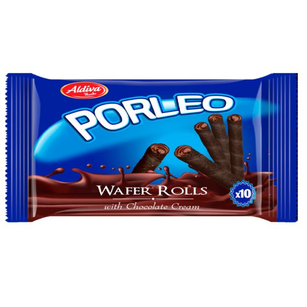 BARQUILLO PORLEO WAFER ROLLS CHOCOLATE DISPLAYX24 UND