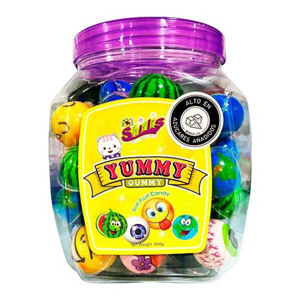 BOMBONERA GOMAS YUMMI EMOJIS X50 UND