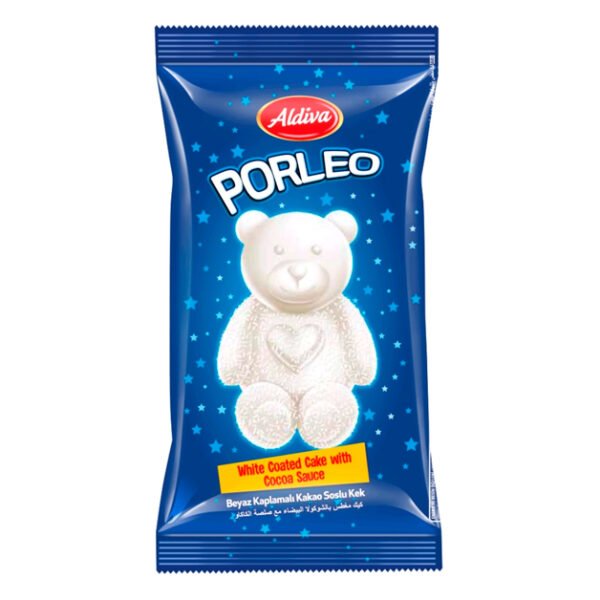 PORLEO OSITO DE CHOCOLATE BLANCO X24 UND