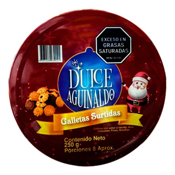 GALLETA NAVIDEÑA DULCE AGUINALDO X250GR