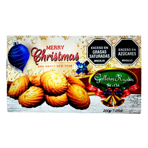 GALLETA NAVIDEÑA MERRY CHRISTMAS BLANCA X200GR
