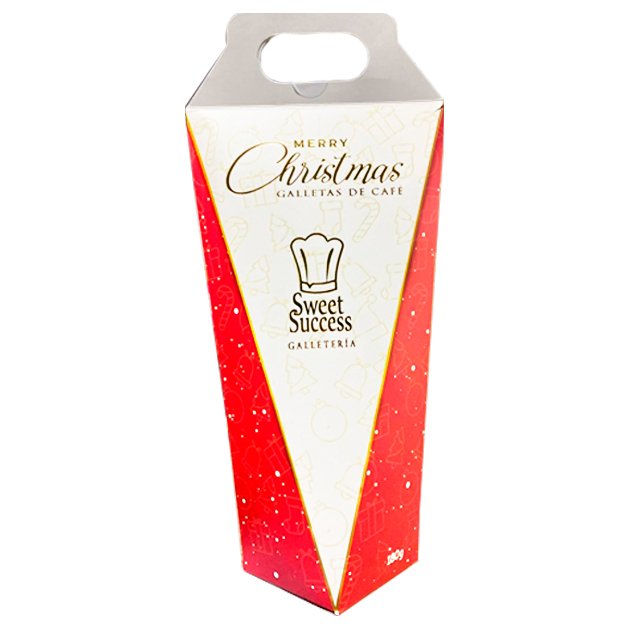 GALLETA SWEET SUCCESS MERRY CHRISTMAS DE CAFE 180GR