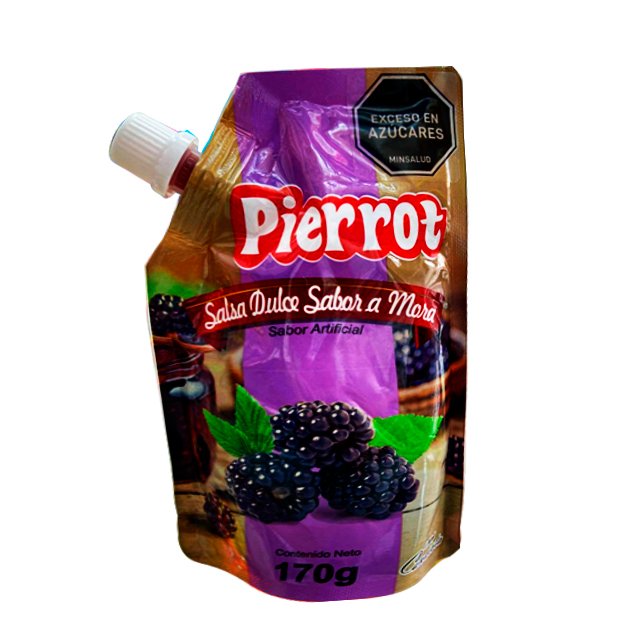 PIERROT SALSA DULCE SABOR A MORA 170GR