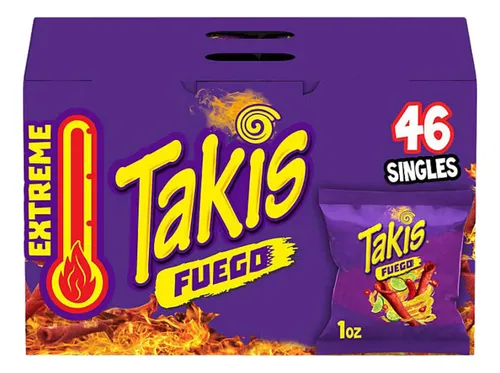 TAKIS FUEGO MEXICANO CAJA X 46 UNID DE 1 OZ