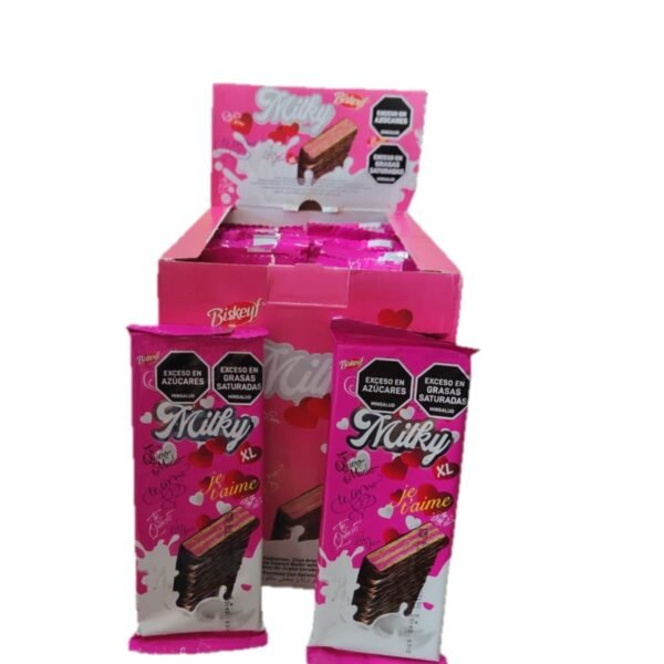 GALLETA MILKY XL FRESA X 24