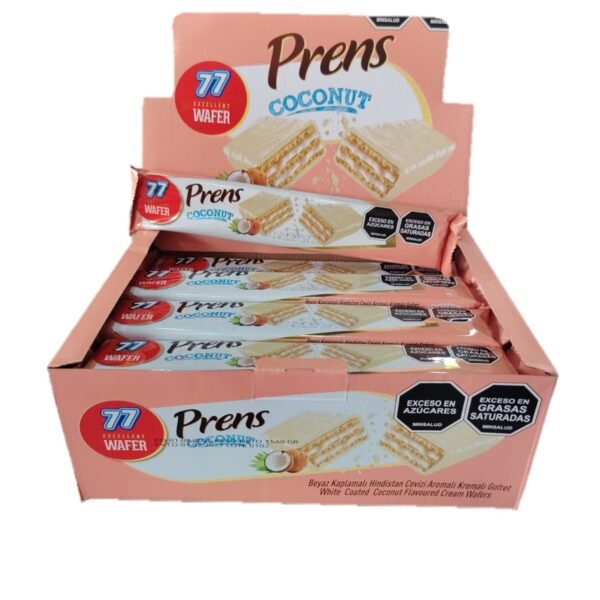 GALLETA PRENS COCONUT WHITE X 24