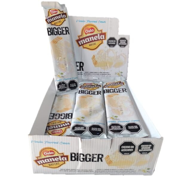 GALLETA MANELA BIGGER WHITE X 24