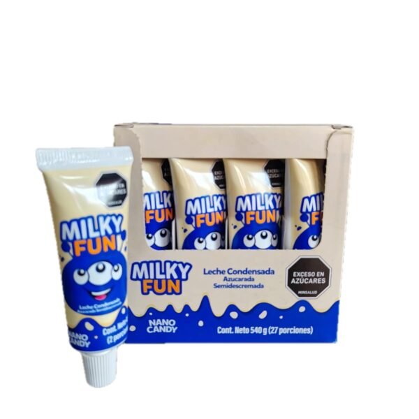 LECHE CONCENSADA MILKY FUN X 12 UNI