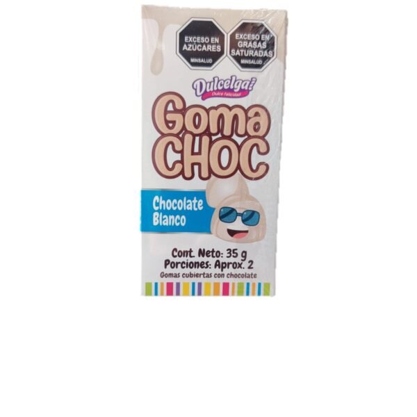 CHOCOGOMAS DULCELGAL CHOCOLATE BLANCO  X 35 GR