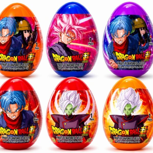 MEGA HUEVO SORPRESA DRAGON BALL Z X 6 UNI 10 GR