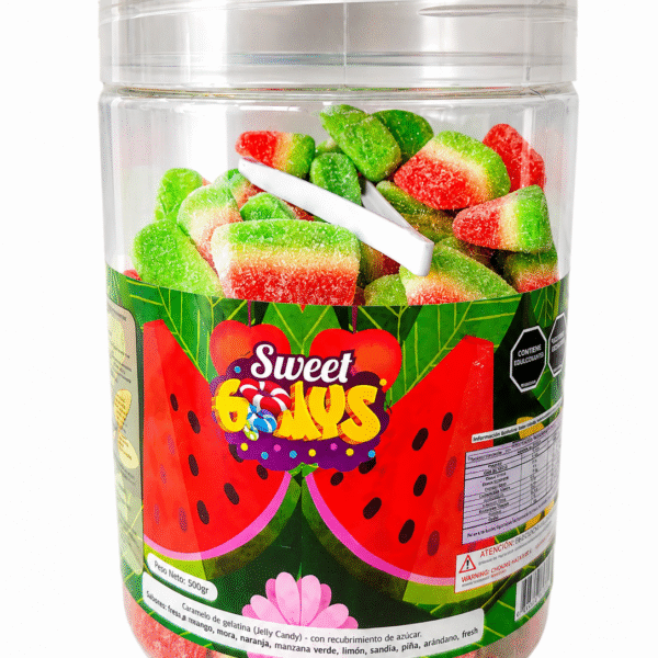 GOMAS SWEET GUMYS 500 GR TAJADA SANDIA
