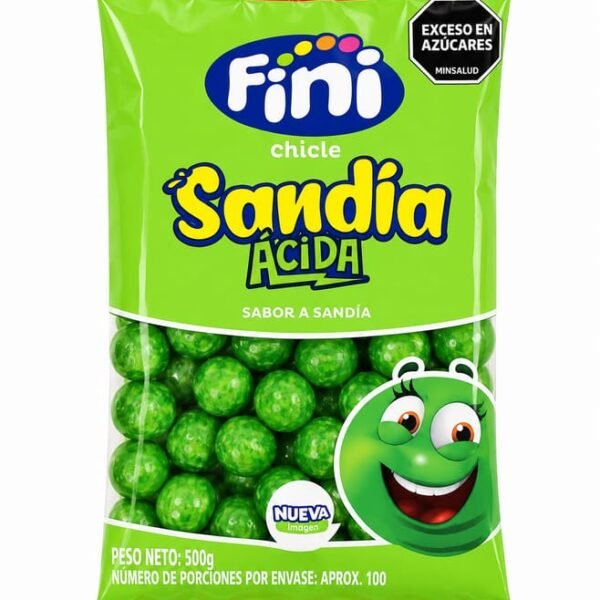 CHICLE SANDIA ACIDA FINI X 500 GR