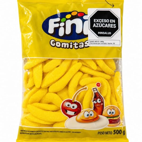 GOMAS BANANAS FINI 500 GR