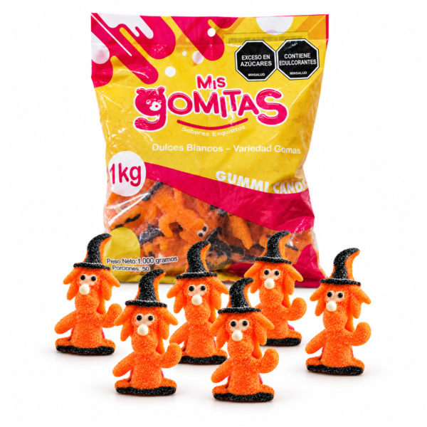 GOMAS BRUJITAS X 1000 GR /50 UNID APROX