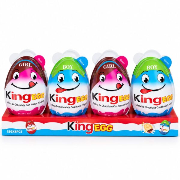 HUEVO SORPRESA KING EGG X 8 UNIDADES