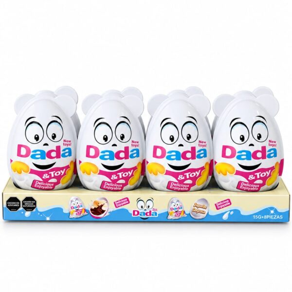 HUEVO SORPRESA DADA & TOY X 8 UNIDADES