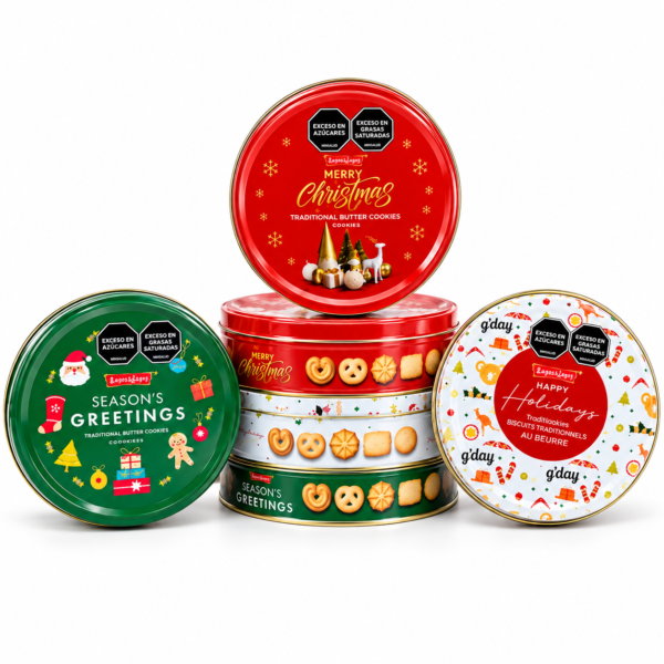 GALLETAS DE MANTEQUILLA BAKEMATE 114 GR EN LATA