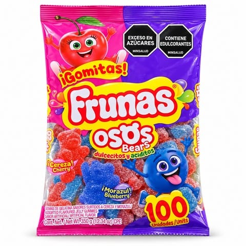 GOMITAS FRUNAS OSOS X 100 UNIDADES