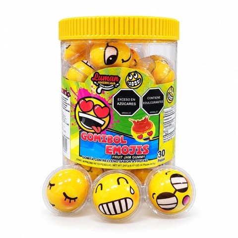 GOMIBOL EMOJIS X 30 UNI